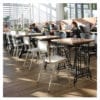 Aceray Lato-1 chair in California fast casual restaurant