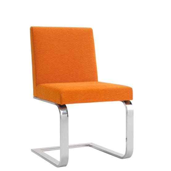 ACERAY_183SLED_cantilever sled base chair orange