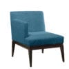 Aceray 783 one-arm lounge armchair with beech wood frame and upholstered seat and back