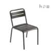 Aceray Pronto-1 outdoor stacking side chair anthracite color