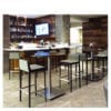 Aceray Jazz-5 barstool and Campo-BR1 bar height table base in Downey California bar area