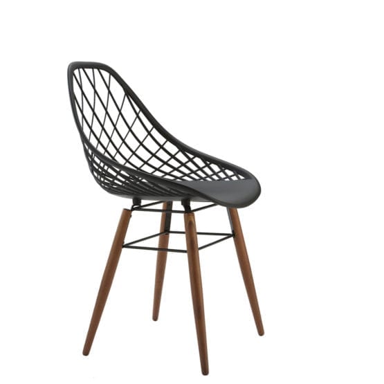 Aceray Valle-1W side chair with wood legs