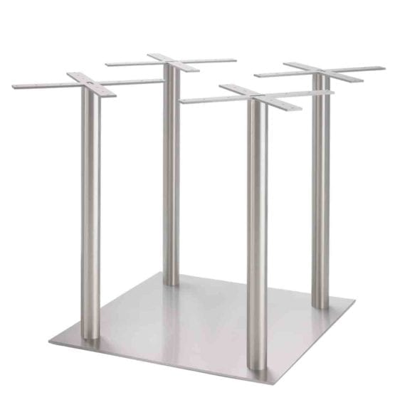 Aceray Piazza Maxi bar height multi-post table base with square pole