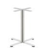 Aceray Strato-D dining table base in polished stainless steel