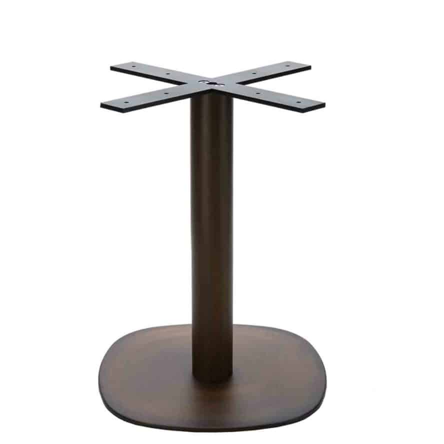 Aceray Arena-D dining height table aged brass