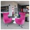 Aceray DIVA-HBSWIV4P high back swivel armchair in Denver, CO lobby