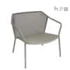 The Aceray LIdo-7 indoor/outdoor stacking lounge chair in grey