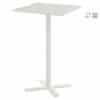 The Aceray Lido-9 indoor/outdoor tilt bar table in white